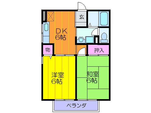 グリーンヒル清滝の物件間取画像